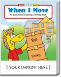 CS0466 When I move Coloring and Activity Book with Custom Imprint
